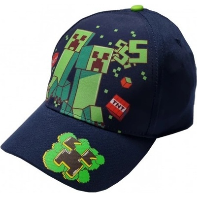 Fashion UK Minecraft TNT Creeper tmavě modrá – Zbozi.Blesk.cz