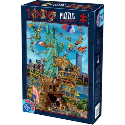 D-Toys - Puzzle Statue of Liberty - 1 000 piese