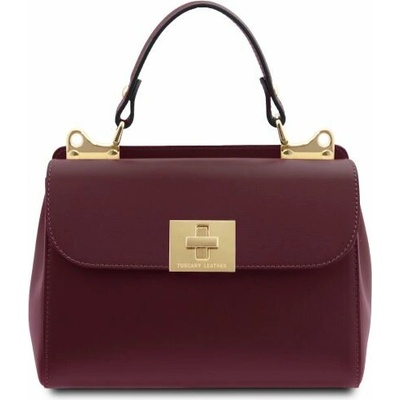 Tuscany Leather kožená kabelka do ruky Armonia Bordová