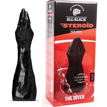 All Black Steroid The Diver Dildo 30 x 3,9 cm