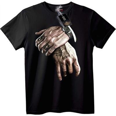 NOONEBRAND Тениска Татуирани ръце - 7XL, White
