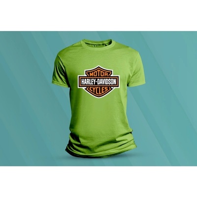 Sandratex dětské bavlněné tričko Harley-Davidson 9. lime