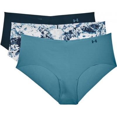 Under Armour Dámske nohavičky PS Hipster 3Pack Print ružová
