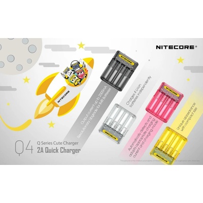Nitecore Q4 4slotová rychlonabíječka Blackberry