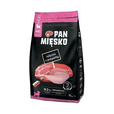 Pan Mięsko Puppy Telecí maso s křepelkou 3 kg