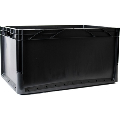 Surplus Systems Eurobox s plnou stenou čierny 62 l 600 x 400 x 320 mm