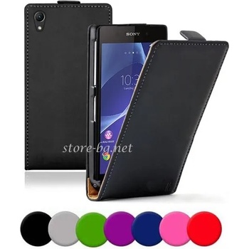 Image 1 of Sony Xperia Z2 Флип Кожен Калъф + Протектор