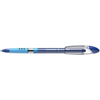 Schneider Химикалка, 0, 3 мм, капачка, SCHNEIDER "Slider Basic F", синя 151003 (151003)