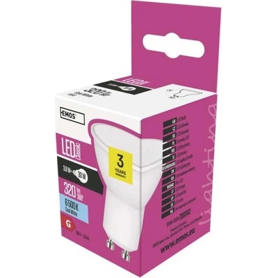 EMOS LED žárovka Classic MR16 GU10 3 W 32 W 345 lm teplá bílá – Hledejceny.cz