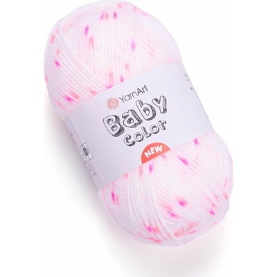 Yarn Art příze Baby Color 212 růžová s neon růžovou
