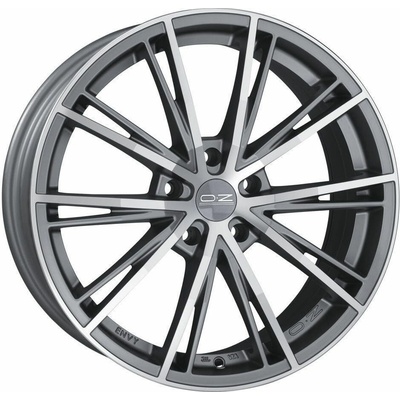 OZ Envy 7x16 4x100 ET37 matt dark silver polished