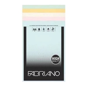 Fabriano Копирна хартия Fabriano Copy Tinta, A4, 80 g/m2, пастелни цветове, 5 цвята, 50 листа, office1_1535100111