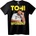 NOONEBRAND Тениска Тони Стораро Черна - 7XL, White