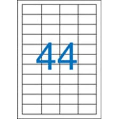 Victoria Етикет, универсален, 48, 5x25, 4 мм, VICTORIA PAPER, 4400 етикета в опаковка LCV11366 (LCV11366)