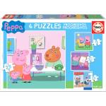 Educa - Puzzle 4in1 Progressive Peppa piglet - 1 - 39 piese