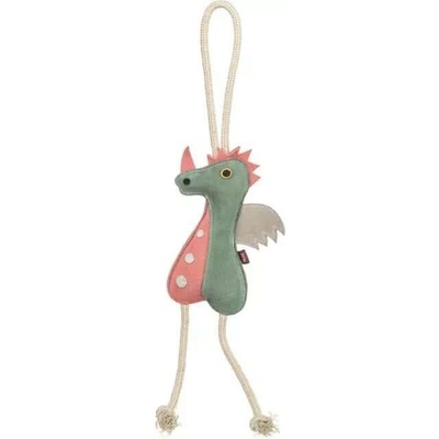 Trixie Dragon dráček na laně 55 cm kůže lano zelená