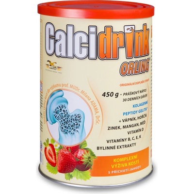 Calcidrink Orling jahoda 450 g