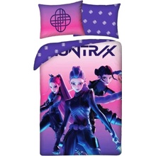 Halantex bavlna povlečení KPop Demon Hunters motiv HUNTR/X Neon Pink 100% bavlna 70x90 140x200
