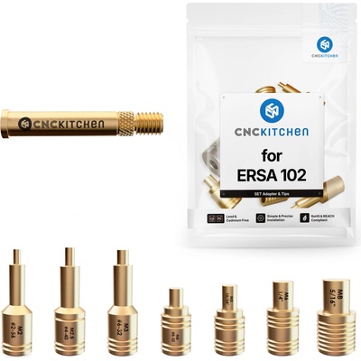 CNC Kitchen Pájecí hroty + adaptér Ersa 102 - 1 sada