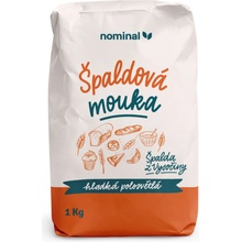 NOMINAL Špaldová mouka hladká polosvětlá 1 kg