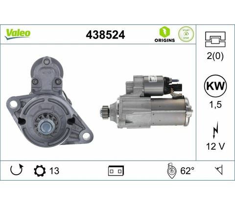 Štartér VALEO 438524