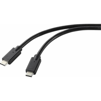 Renkforce RF-5251918 Nabíjací USB USB 2.0 USB-C ® zástrčka USB-C ® zástrčka 1m černý