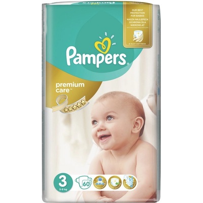 Pampers Premium 3 60 ks