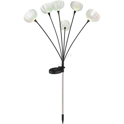 GLOBO 36091 - LED RGB соларно осветително тяло 6xLED/0, 1W/1, 2V IP44 (GL8861)