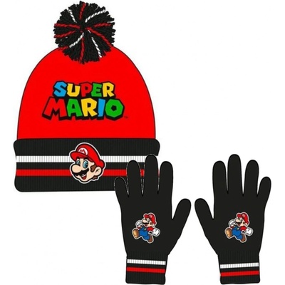 Sun city čepice a rukavice Super Mario