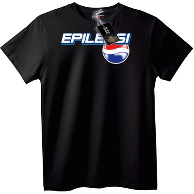 NOONEBRAND Тениска Epilepsi - 6XL, Black