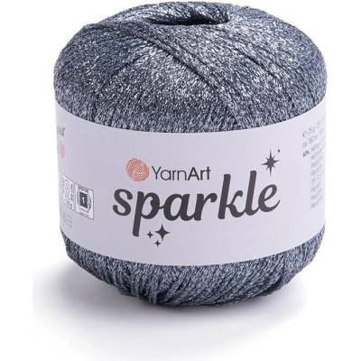 Yarn Art Sparkle 1357 tmavě stříbrná