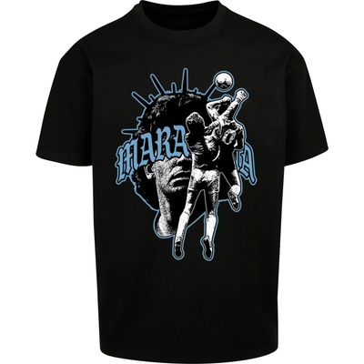 Mister Tee Мъжка тениска в черен цвят Божиите ръце Mister Tee MaradonaUB-MT3223-00007 - Черен, размер XS