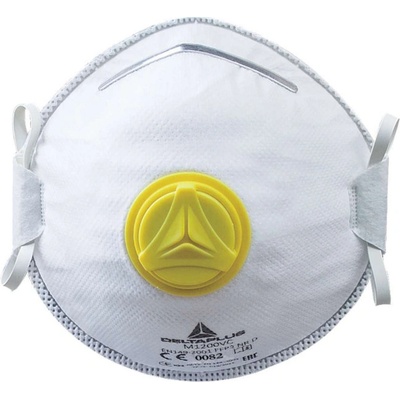 Deltaplus respirátor FFP2 s ventilčekom M1200VC biela 10 ks