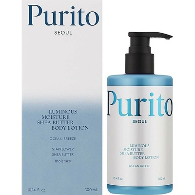 PURITO Tělové mléko s bambuckým máslem Ocean Breeze (Luminous Moisture Shea Butter Body Lotion) 300 ml