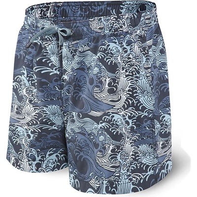 Saxx underwear Бански гащета SAXX Underwear Cannonball 2 In 1 5´´ Swimming Shorts - Blue