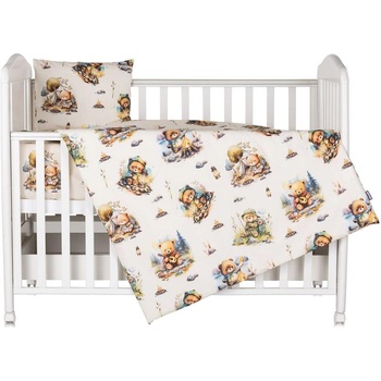 Chipolino Спално бельо от 5 части мечо в гората (3800933004642)