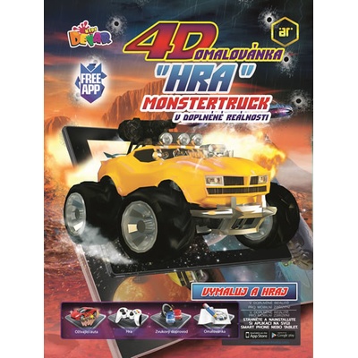 4D hra omaľovanka Monster Truck