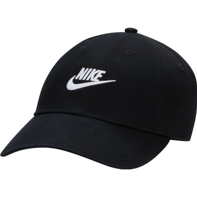 Nike Club Unstructured Futura Wash Cap Black/ White – Zboží Mobilmania