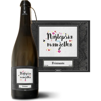 Sablio Najlepšia manželka Prosecco biele suché šumivé víno 10,5 % 0,75 l (holá fľaša)