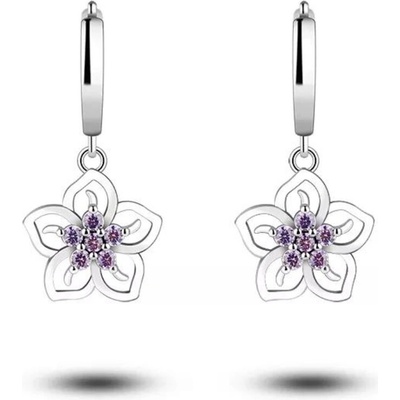 Olivie Strieborné náušnice VIOLET 7133