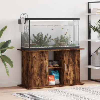 Vidaxl stojan kompozitní dřevo kouřový dub 101 x 41 x 58 cm – Zboží Dáma