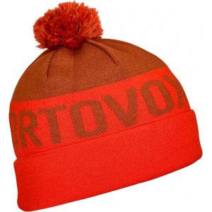 Ortovox Зимна шапка (beanie) Ortovox Bobble Knit Beanie - Hot Orange - размер 50-56 cm (904-3110-0311)