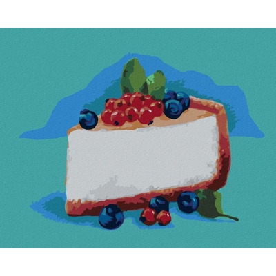 zuty Malování Podle Čísel Cheesecake Myroslava Voloschuk 40 x 50 Cm Plátno Rám