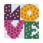 Bright Toys Мозайка с пиксели Bright Toys, 24x24 пиксела - Love (BT24008)