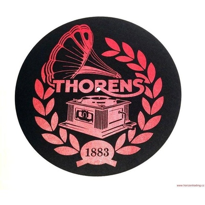 Thorens Slipmate Black Anti static: Kvalitní slipmat s logem Thorens
