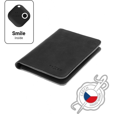 FIXED Kožená Smile Passport se smart trackerem Smile černá – Zbozi.Blesk.cz