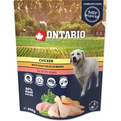 Ontario Adult Chicken with Vegetable in Broth 300 g