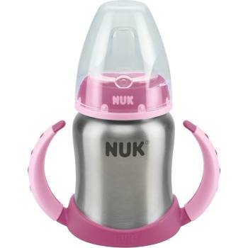 Nuk Шише от неръждаема стомана Nuk First Choice - 125 ml, розово (10255247)