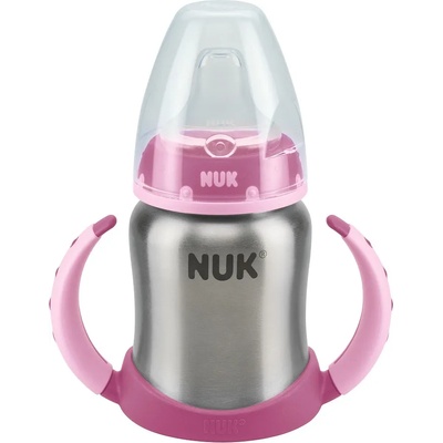 Nuk Шише от неръждаема стомана Nuk First Choice - 125 ml, розово (10255247)