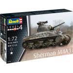 Revell Модел за сглобяване, Revell, Танк Sherman M4A1, 86 части (R03290)